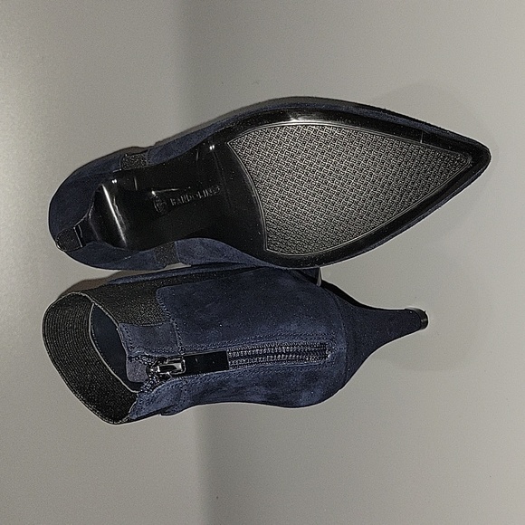 Bandolino Womens Navy Elastic Upper Trim Comfort Logo Bari Pointy Toe Kitten Hee - Picture 4 of 4